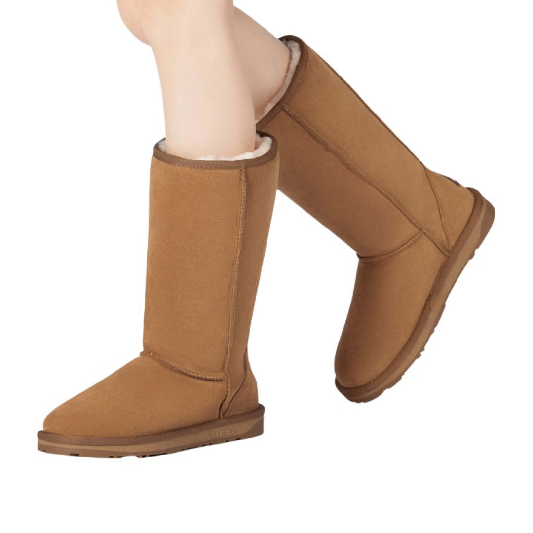 EVERAU Whistler Chestnut Tall Classic Boots Botki Brązowe