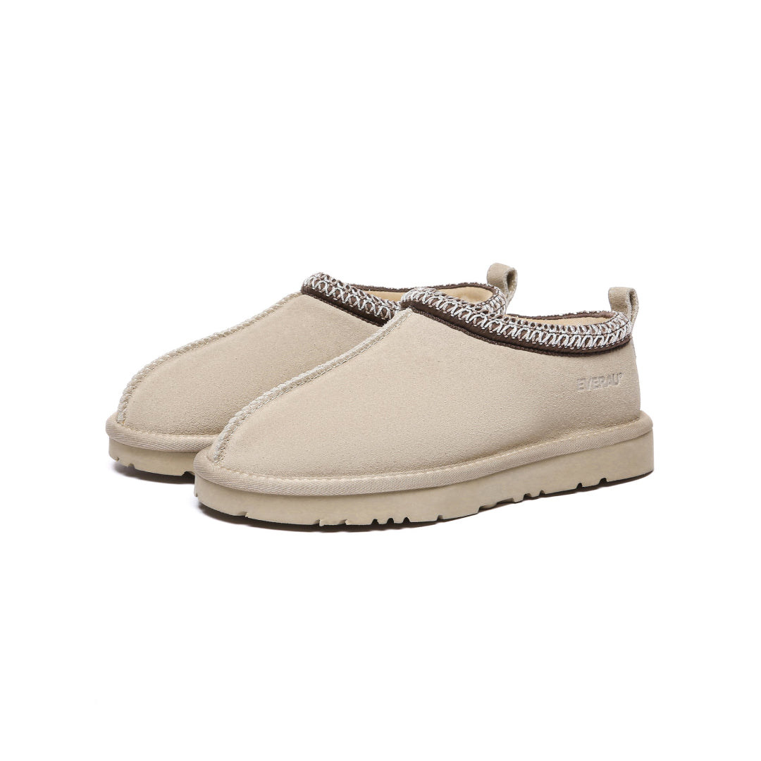 EVERAU Wigeon Sand Leather Slippers Kapcie Piaskowe