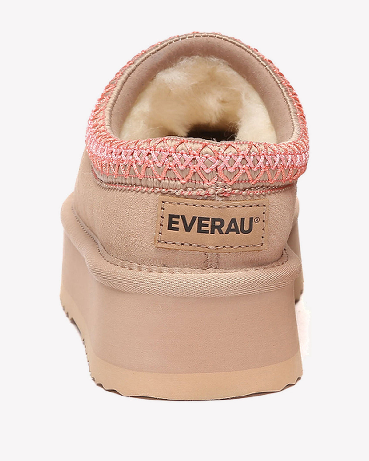 EVERAU Wonga Leather Slippers Kapcie Różowe
