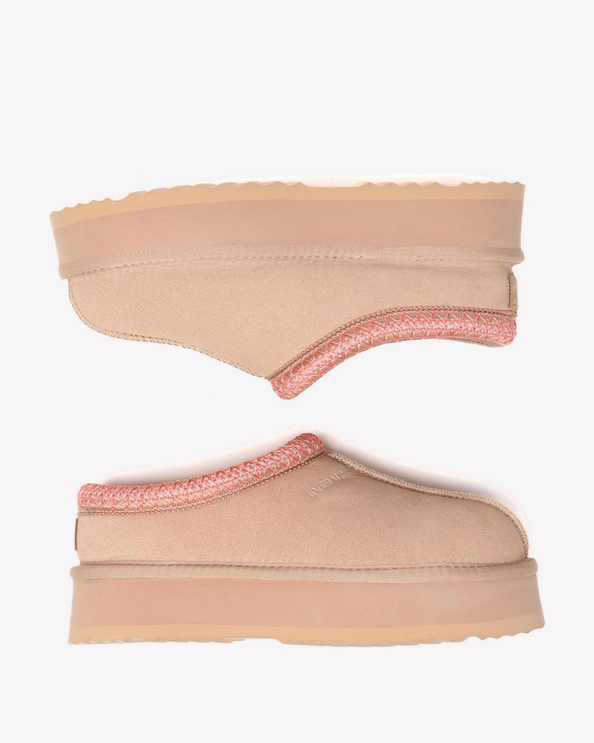 EVERAU Wonga Leather Slippers Kapcie Różowe
